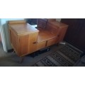 Dressing table solid oak - very heavy - over 40 years old