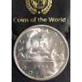 1966 Canada Silver Dollar(23 Grams/0.8 oz)