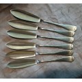 Superb Antique Sipelia Fish Knife Set from Sheffield in England