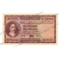 MH de Kock 3rd Issue, 10 shillings 1957 EF+