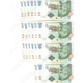 TT Mboweni, 2nd Issue  20 x Consecutive  R10`s ` DG4533821 - 40 A