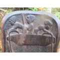 Old African Chair Carving size