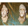 Pair of Soap stone Statues