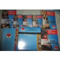 Set of Emergency  first aid books and DVD`s