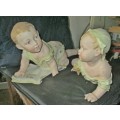 Antique Porcelain Dolls x2