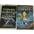 Stephen hawking and similar books x4