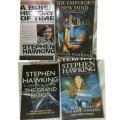 Stephen hawking and similar books x4