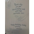 Greeting Card Happy Birthday Daddy