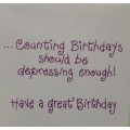 Greeting card 30th Birthday