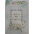 Greeting Card As you are confirmed
