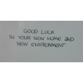 Greeting Card Good Luck in your New Home