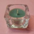 Glass Tealight candle holders set of 4