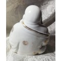 Laughing Buddha porcelain statue (1pc)