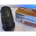 Tamron Auto Focus 70-300mm f/4.0-5.6 Di LD Macro Zoom Lens for Canon with Lens Hood