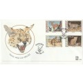 NAM 1997-06-12 Small Wild Cat Species FDC 2.23 (25 000) [SACC R20]