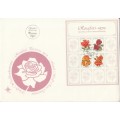 RSA 1979-10-04 SIGNED Min Sheet Collectors Set -4th World Rose Convention FDC S4 (100 000) [SACC R6]