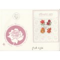 RSA 1979-10-04 SIGNED Min Sheet Collectors Set -4th World Rose Convention FDC S4 (100 000) [SACC R6]