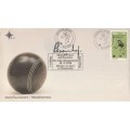 RSA 1976-02-18 World Bowls Championship in SA FDC 2.12 (88 153) official stamp with signature