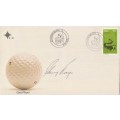 RSA 1976-12-02 Golfer Gary Player FDC 2.20 (95 639) AUTOGRAPHED by Gary Player!