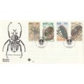 RSA 1987-03-06 South African Beetles FDC 4.20 [SACC R7]