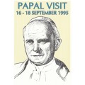 RSA 1995-09-16 Papal Visit FDC 6.21a (6.14a) [SACC R11]