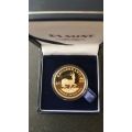 2005 Star Of Africa mint mark gold coin