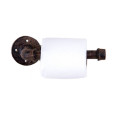 Wall Mounted Toilet Roll Holder Brown