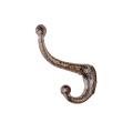 Double Hook Small Antique Grey