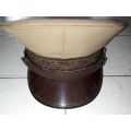 Military Step-out Cap Brown