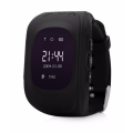 GPS Tracker Watch For Kids - SOS Emergency watch with LED Screen - Black