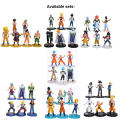 Dragon Ball Z set of 6 PVC DBZ Action Figures (approx 11cm)