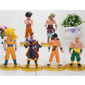 Dragon Ball Z set of 6 PVC DBZ Action Figures (approx 11cm)