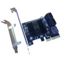 XT-XINTE Add On Card PCIE SATA Controller SATA3.0 PCI-E X4 GEN3 Card Adapter