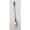 Antique Russian Silver Pickle Fork Made in Kostroma Circa 1899 - 1908 (1 of 3)