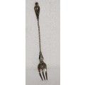 Antique Russian Silver Pickle Fork Made in Kostroma Circa 1899 - 1908 (2 of 3)