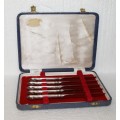 ~~~Set of 5 Hallmarked Silver Handled Tea Knives Sheffield 1972~~~ CRAZY LOW R1 START