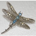 ~~~Vintage Costume Jewellery Dragonfly Brooch~~~ CRAZY LOW R1 START