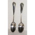 ~~~Pair of Hallmarked Sterling Silver Teaspoons (32.3g)~~~ CRAZY LOW R1 START