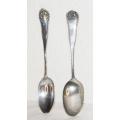 ~~~Pair of Hallmarked Sterling Silver Teaspoons (32.3g)~~~ CRAZY LOW R1 START