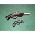 2 x Antique Gun Lighters