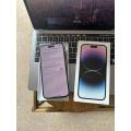 iPhone 14 Pro Max  (128GB) Purple * PRESTINE CONDITION AS NEW * + complementary accessories