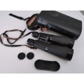 WW2 Vintage Binoculars BMJ 1942 in black leather case