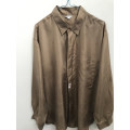 Long Sleeve Silk Shirt -3 size L