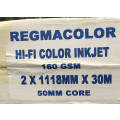 Printing Paper REGMACOLOR  180GSM 2x1119mm x 30m 50mm core