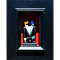 Norman Catherine, Two Gentlemens Yellow and Blue in suite Signed and numbered 09/003.