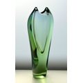 * CLASSIC & MOST ELEGANT CZECH ART GLASS VASE, DESIGNED BY EMANUEL BERANEK FOR SKRDLOVICE GLASS