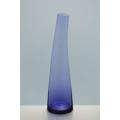 * AN IMPORTED LITHUANIAN VASE MADE FROM LILAC ART GLASS