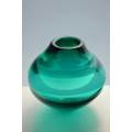 * LARGE TOP QUALITY BLUE/GREEN MURANO ART GLASS VASE - 20TH CENTURY ART GLASS AT ITS VERY BEST!!