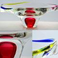 * DAZZLING CZECH ART GLASS CHRIBSKA BOWL DESIGNED BY PROF JOSEF HOSPODKA FOR CHRIBSKA