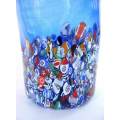 MAGNIFICENT BEAUTY! BRAND NEW, SIGNED & IN ORIGINAL PACKAGING. MURANO TUMBLER IMPORTED FROM ITALY!